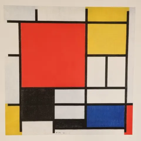 Piet Mondrian Rare Limited Edition. One of 85 only from the Composition Series