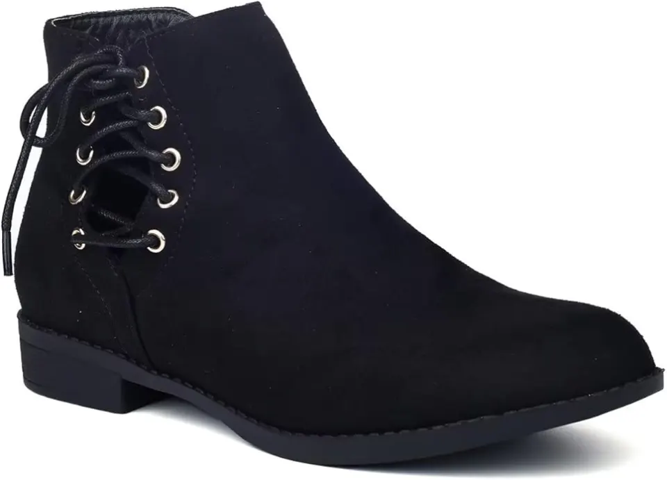 Resale Bundle | Lace-up Block Heel Ankle Boots | Winter Non-Slip Heels | 6 Pairs