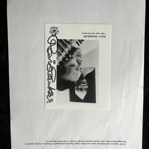 Ravi Shankar Signed