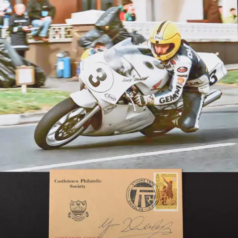 Joey Dunlop original signature