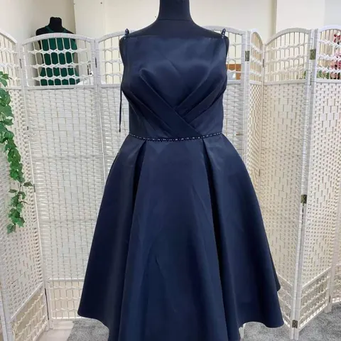 Special Day wedding or special occasion dress RRP ££495, size 18 in navy mikado