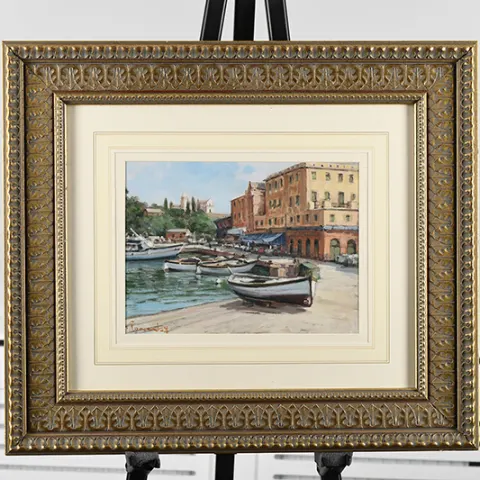 Original Painting By Italian Artist Romby