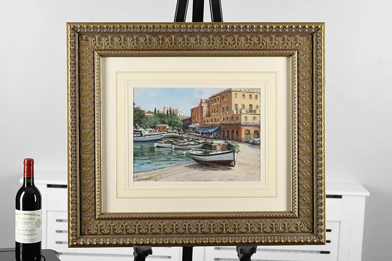 Original Painting By Italian Artist Romby