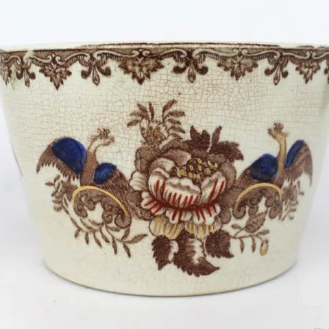 Early 19th Century English Ceramic Bowl with Transfer-Printed Decoration