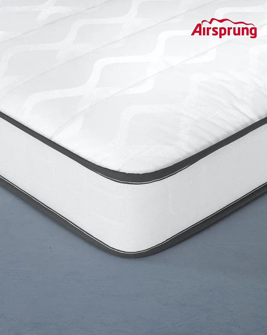 (70/Mez) RRP £130. Airsprung Darcy Essentials Matt Double. (H18x W135x L190cm).