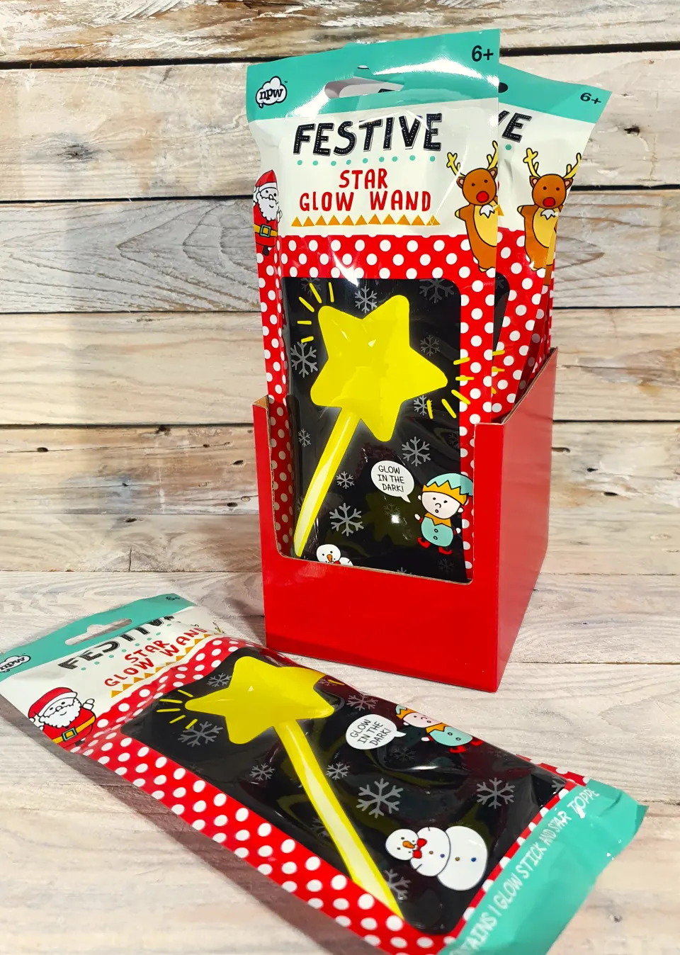 12 x UV Glow Star Wand packs.  Rrp £24.99