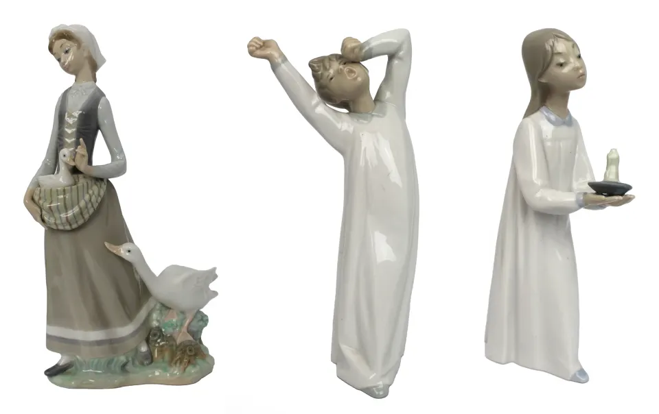 Set of 3 Lladro Figurines