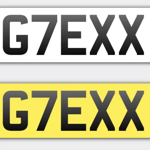 G7EXX NUMBER PLATE - CURRENTLY ON RETENTION *NO VAT*