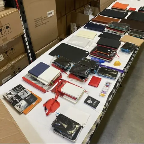 Box of Assorted New Notebooks (B12)
