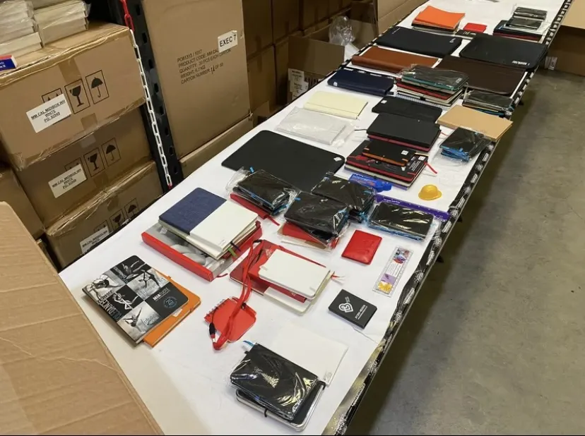 Box of Assorted New Notebooks (B12)