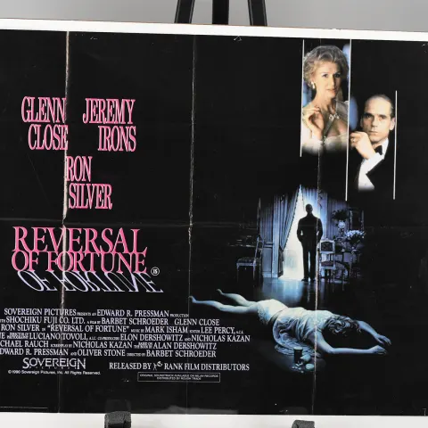 Original "Reversal of Fortune" Film Poster