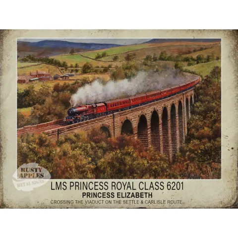 LMS Princess Royal Large Metal Wall Art.