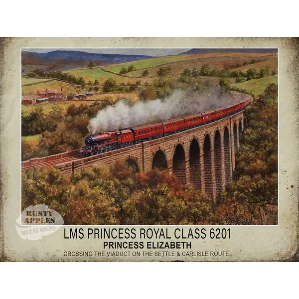 LMS Princess Royal Large Metal Wall Art.
