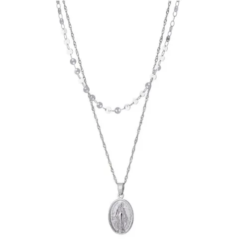 40 X BRAND NEW PRETTYLITTLETHING SILVER COIN NECKLACE TOTAL RRO £320 (£7.99 EACH)