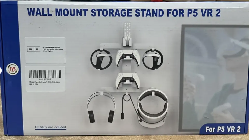 3 x Wall Mount Storage Gaming Stand. Suitable for P5 VR2