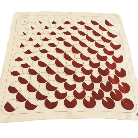 Vintage Silk Scarf Seiko 100th Anniversary Commemoration 1882 - 1981