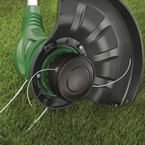 (105/Mez/1E) Lot RRP £80. 2x Powerbase 30cm 450W Electric Grass Trimmer. Automatic Double Line Feed