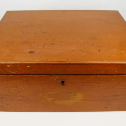Edwardian Satinwood Case Caddy