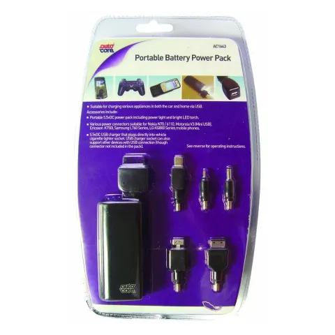 8 x Autocare Mobile Phone Portable Power Pack RRP 6.99 ea