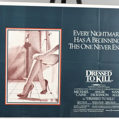 Original "Dressed to Kill" Film Poster