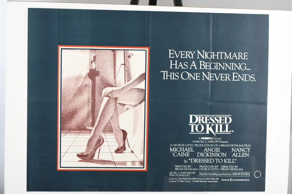 Original "Dressed to Kill" Film Poster