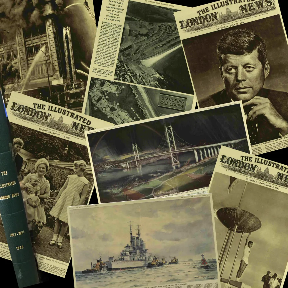 Illustrated London News  64 Years Old Bound Edition 1960 July-Sept Over 600 Pages.