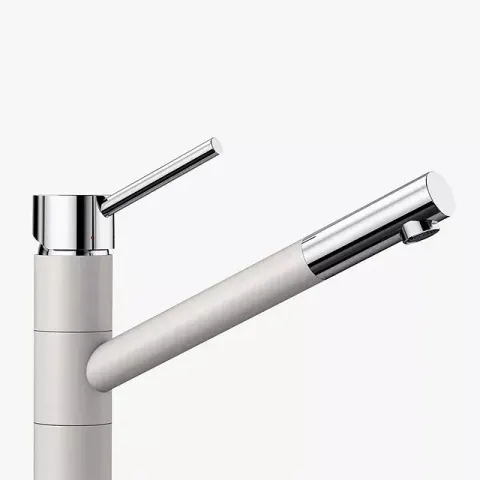 Blanco Kano Swivel Spout Single Lever Kitchen Mixer Tap, White