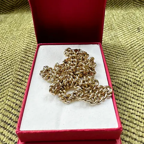 Vintage Silver Gilt Chain