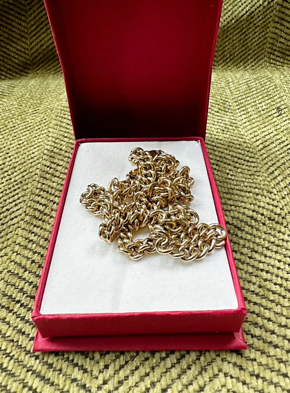 Vintage Silver Gilt Chain
