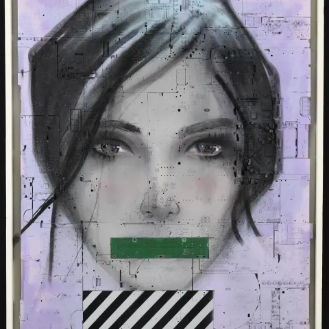 Circuit Board Girl by Chas Williams