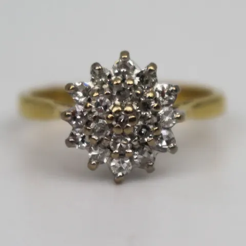 Diamond Cluster Ring