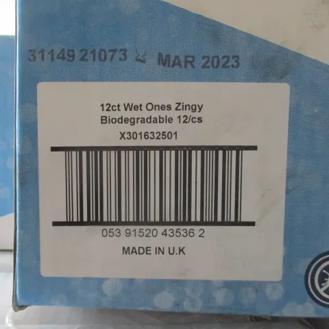500. packs assorted flavour Wet ones hand wipes - all new and sealed in date till March 2023 -