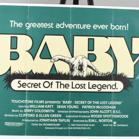Original Film Poster from "Baby: Secret of the Lost Legend"