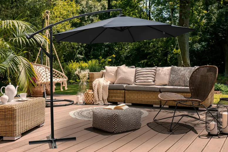 3m Cantilever Parasol - Grey x 5