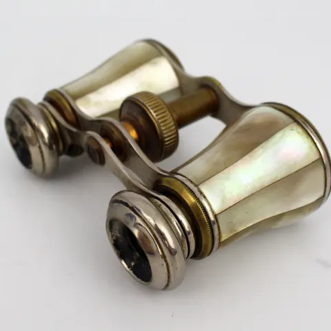 Antique French Mother of Pearl Lorgnettes c.1900