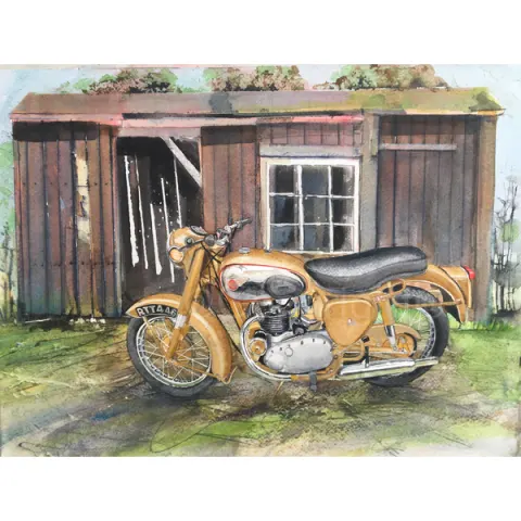 BSA Classic Goldstar Nostalgic Large Metal Wall Art