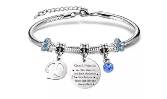 20 x Women Bracelets with Initial Letters-Personalized Gift L14a