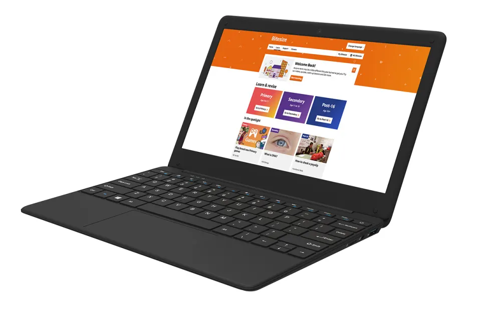 Geobook 1E Windows 11 Pro 11” Intel Celeron N3450 4GB Memory 64GB SSD Webcam WiFi