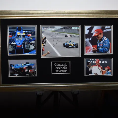 GIANCARLO FISICHELLA original signature presentation.