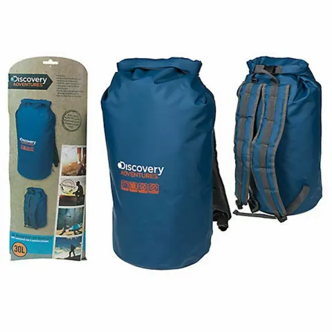 Discovery Adventures 100% Waterproof 30L Rucksack - Blue RRP 39.99