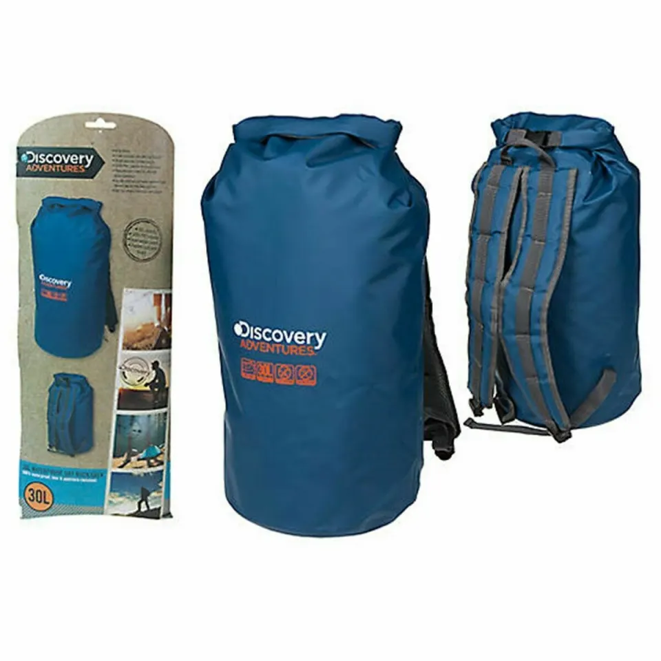 Discovery Adventures 100% Waterproof 30L Rucksack - Blue RRP 39.99