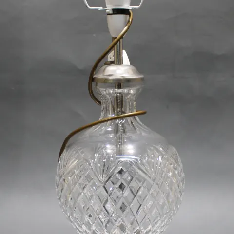 Large Crystal Table Lamp