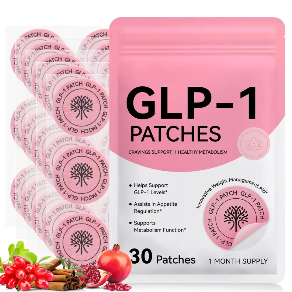10 x Packs of 30 GLP-1 Patches with L Glutamine, Berberine & Pomegranate L8b