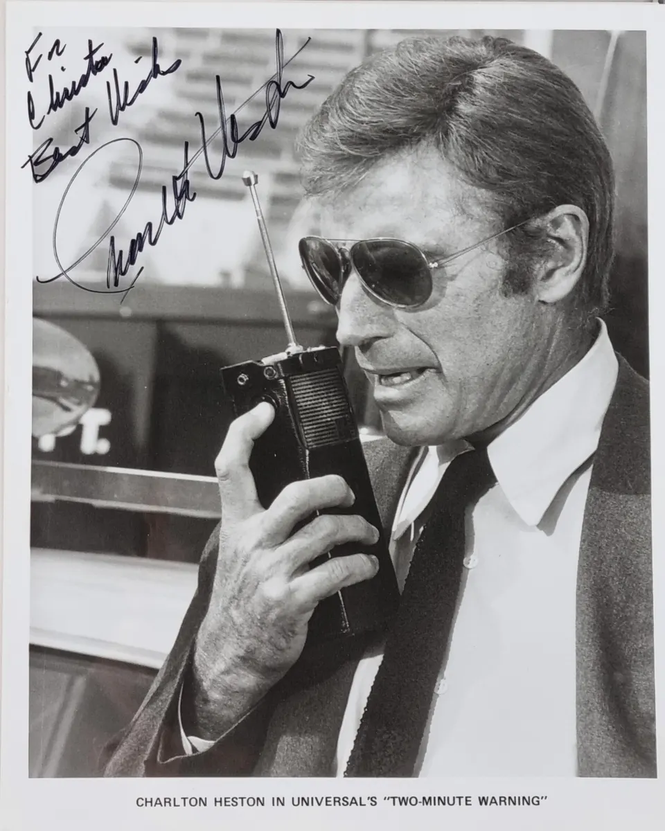 Charlton Heston Original Signature