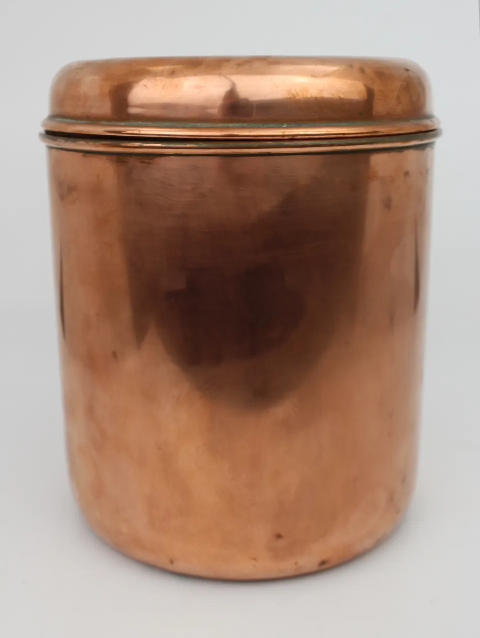 Vintage Revere Copper Lidded Barrel