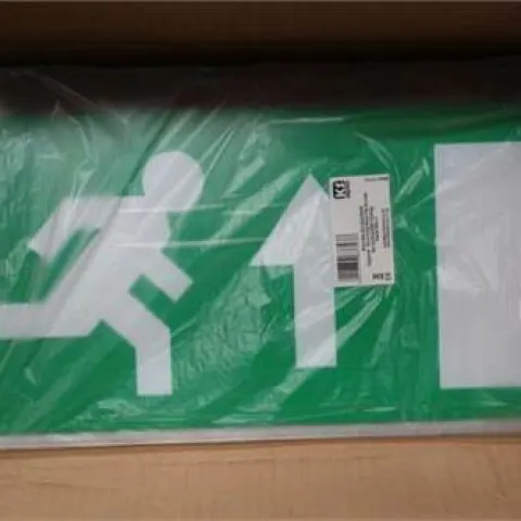 50 x Kingshield Ellhledup Legend Running Man Up Arrow Elhledm Fitting Fire Exit Sign