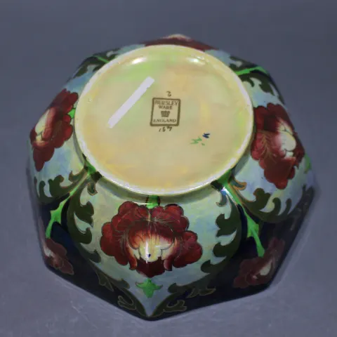 Bursley Ware Octagonal Lustre Bowl