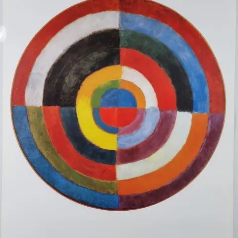 Robert Delaunay "Simultaneous Disc" Art Print By Achenbach