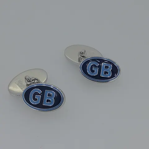 Hackett Designer Enamelled Cuff Links