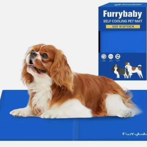 10 x Furrybaby Dog Cooling Mat - Blue 50 x 65cm RRP £17.84 ea
